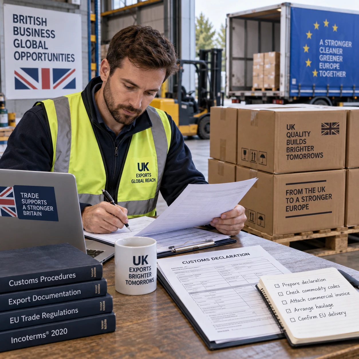 Navigating Customs Procedures: A Step-by-Step Guide for UK Exporters to the EU